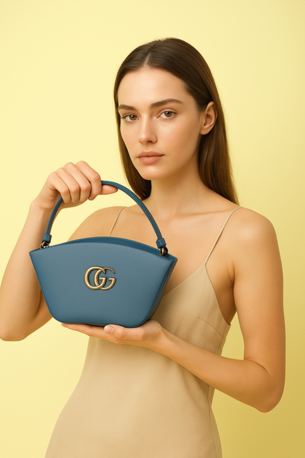 Trendy Women's Sky Blue Sling Bag – Stylish & Elegant Crossbody Handbag - Image 3