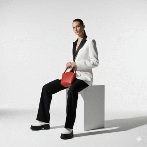 Trendy Women's Red Sling Bag – Stylish & Elegant Crossbody Handbag